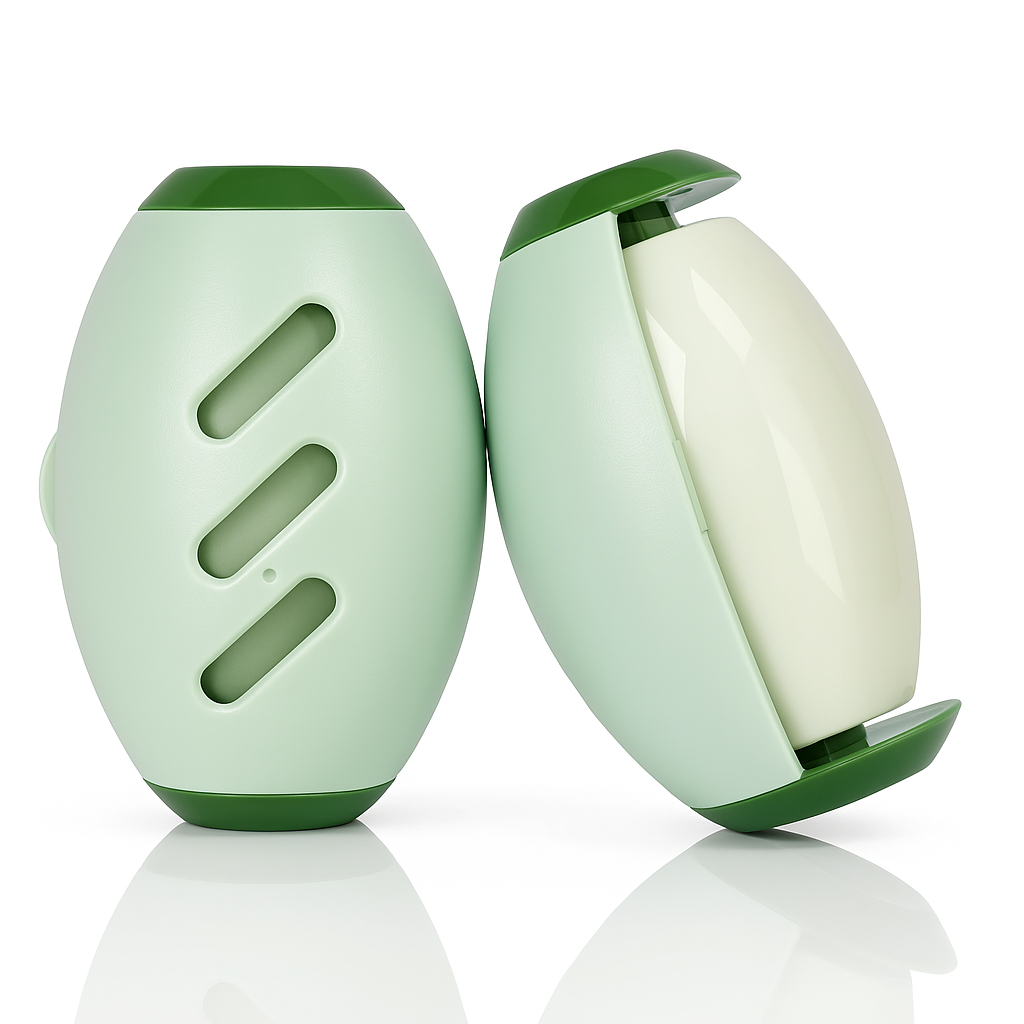 Compact Pet Hair Remover Roll, Travel-Friendly Lint Roller, Mint Green